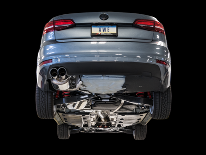 Escape AWE Tuning 09-14 Volkswagen Jetta Mk6 1.4T Touring Edition - Cromado Silver Tips