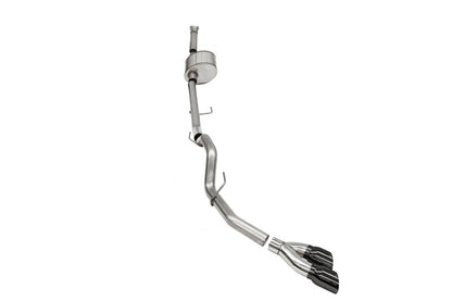 Corsa 2021-2025 Ford F-150 SuperCab/6.5in Bed 5.0L V8 Xtreme Cat-Back Single Side Exit-Black PVD