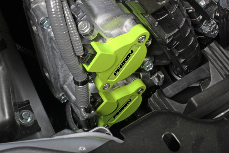 Cubierta de solenoide de leva Perrin 15-22 WRX - amarillo neón