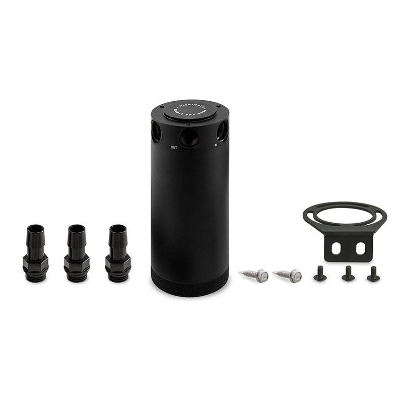 Recipiente compacto para captura de aceite con deflector Mishimoto - 3 puertos