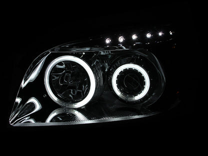 ANZO 2006-2008 Toyota Rav4 Projetor Faróis com Halo Chrome (CCFL)