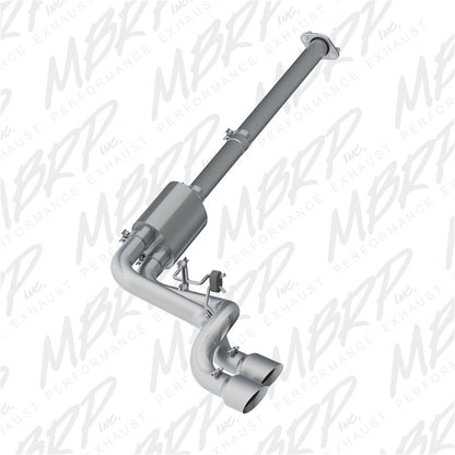 MBRP 09-14 Ford F150 Pre-Eje 4.5in OD Tips Dual Outlet T409 3in Cat Back Escape