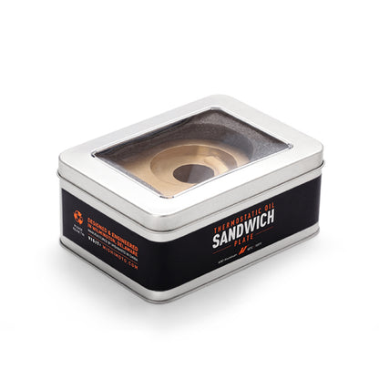 Placa de sándwich de aceite Mishimoto Silver M20
