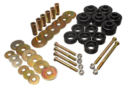 Energy Suspension 97-03 Ford F-100/F-150 2WD/F250 2WD e L-Duty Black Body (Cab) Mount Set