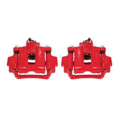Power Stop 03-09 Toyota 4Runner Traseiro Pinças Vermelhas com Suportes - Par