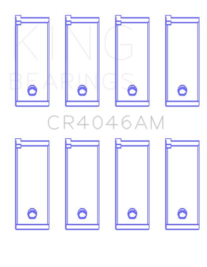 King Engine Bearings Honda D16A/D16Y/D16Z Rod Bearing Set - Size +0.25mm