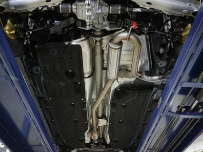 aFe Rebel Series 2.5in 409 SS Cat-Back Escape con punta negra 2022 Ford Maverick