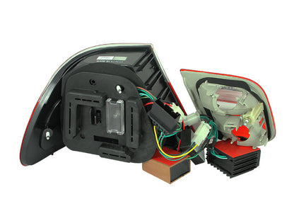 ANZO 1999-2001 BMW Série 3 E46 LED lanternas traseiras vermelho/fumaça 2 peças