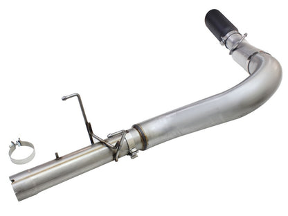 aFe MACHForce XP Escape de gran diámetro 5in DPF-Back SS 13-15 Dodge Trucks L6-6.7L (td) * Punta negra