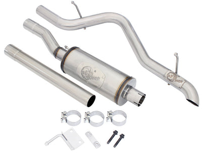 aFe MACHForce XP 2.5in SS-409 Cat-Back Exhaust 07-16 Jeep Wrangler (JK) V6-3.6L/3.8L (2-4 Portas)