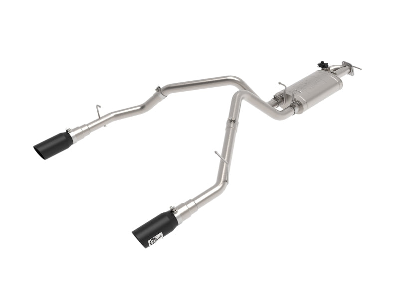aFe Gemini XV 3in 304 SS Cat-Back escape 19-21 Ram 1500 V8 5.7L Hemi com pontas pretas