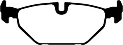 EBC 99-01 Saab 9-5 2.3 Turbo (Aero) Redstuff Rear Brake Pads