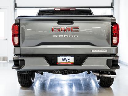 AWE Tuning 4ª Geração GM 1500 5.3L 0FG Catback Saída Lateral Dupla (Pára-choque Plano) - Pontas Cromadas