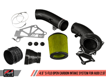 AWE Tuning Audi RS3 / TT RS S-FLO Entrada aberta de fibra de carbono