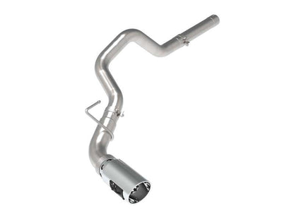 aFe Large Bore-HD 3in 409-SS DPF-Back Sistema de escape con punta pulida 14-19 RAM 1500 V6 3.0L (td)
