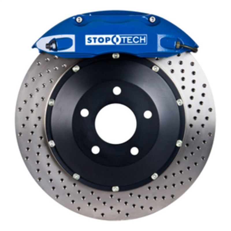 StopTech 91-05 Acura NSX Rear BBK w/Blue ST-40/10 Calipers Drilled 328x28mm Rotors