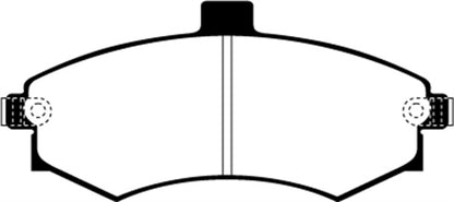 EBC 02-06 Hyundai Elantra 2.0 Yellowstuff Front Brake Pads