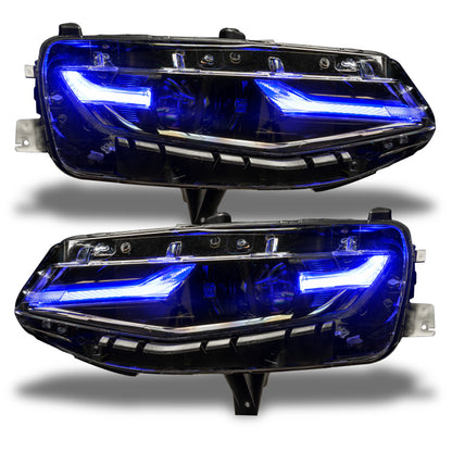 Oracle 19-21 Chevy Camaro LS/LT RGB+A Headlight DRL  Kit - ColorSHIFT w/ RF Controller