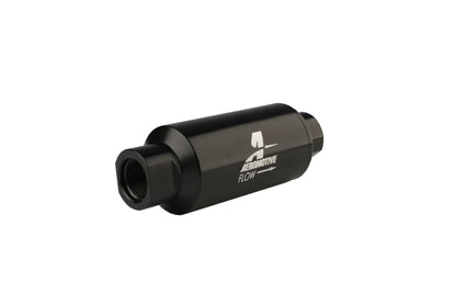 Filtro em linha aeromotivo - AN-10 - preto - 10 mícrons