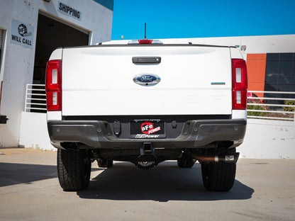 aFe Apollo GT Series 3in 409 SS Cat-Back Escape 2019 Ford Ranger 2.3L com ponteiras pretas