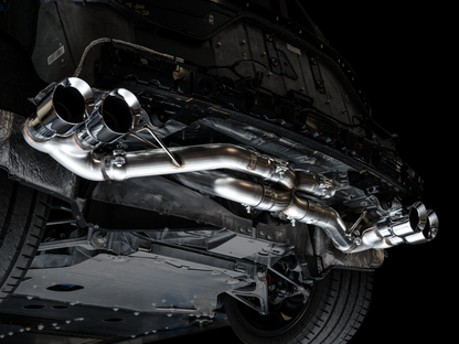Escape AWE Tuning 2020 Chevrolet Corvette (C8) Track Edition - Quad Chrome Silver Tips