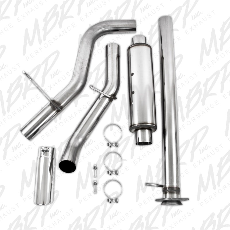MBRP 11-19 Chevy/GMC 2500HD PU 6.0L V8 Salida de un solo lado T409 Cat Back Perf Escape