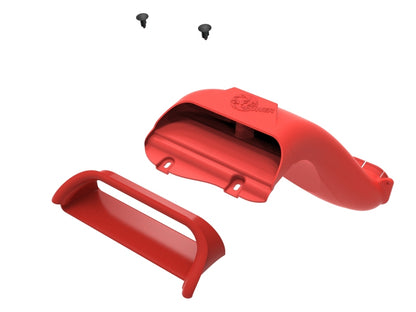 aFe Rapid Induction Dynamic Air Scoop 2021+ Ford F-150V6/V8 - Vermelho