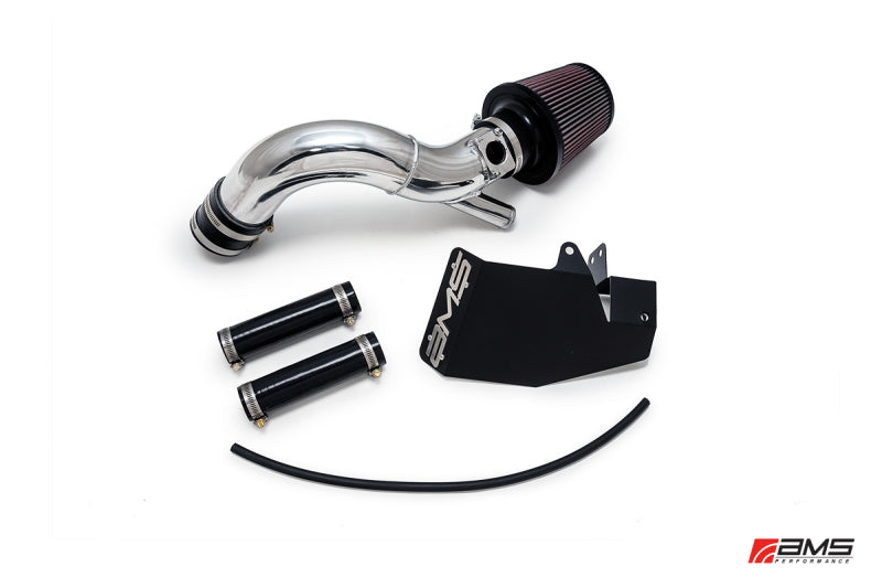 AMS Performance 08-15 Mitsubishi EVO X Tubo de admissão de substituição com carcaça e tampas MAF - polido