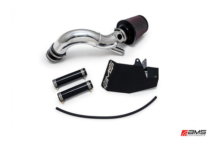 AMS Performance 08-15 Mitsubishi EVO X Tubo de admissão de substituição com carcaça e tampas MAF - polido