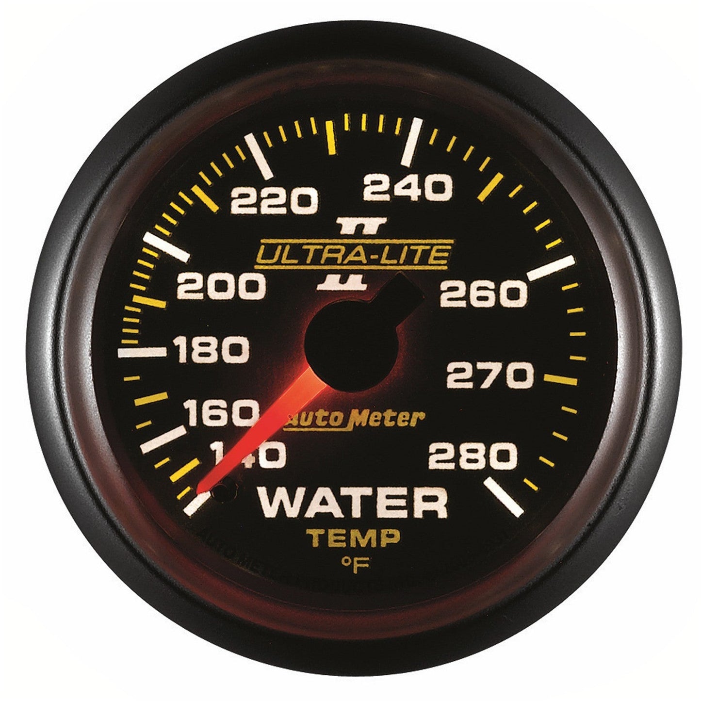 AutoMeter - 2-1/16" WATER TEMPERATURE, 140-280 °F, 6 FT., MECHANICAL, ULTRA-LITE II (4931)