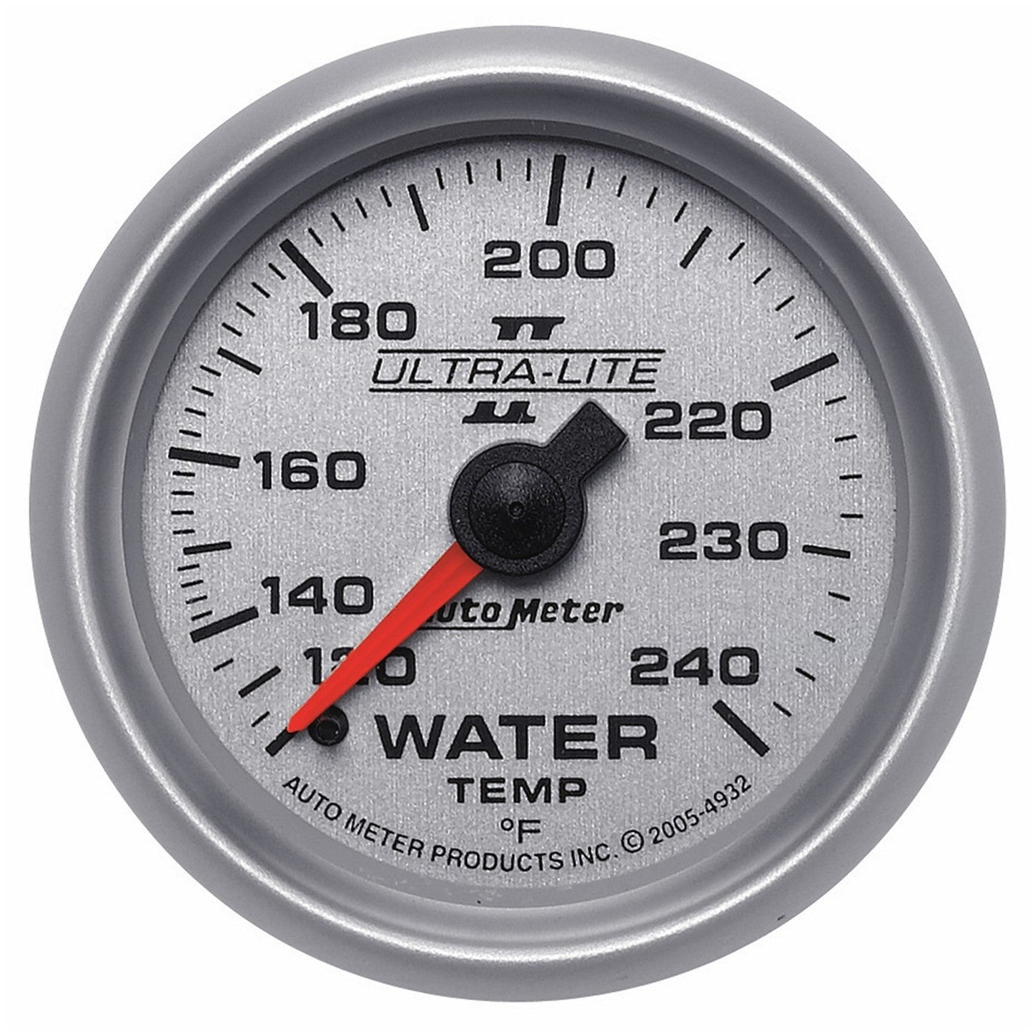 AutoMeter - 2-1/16" TEMPERATURA DA ÁGUA, 120-240 °F, 6 FT., MECÂNICO, ULTRA-LITE II (4932) 