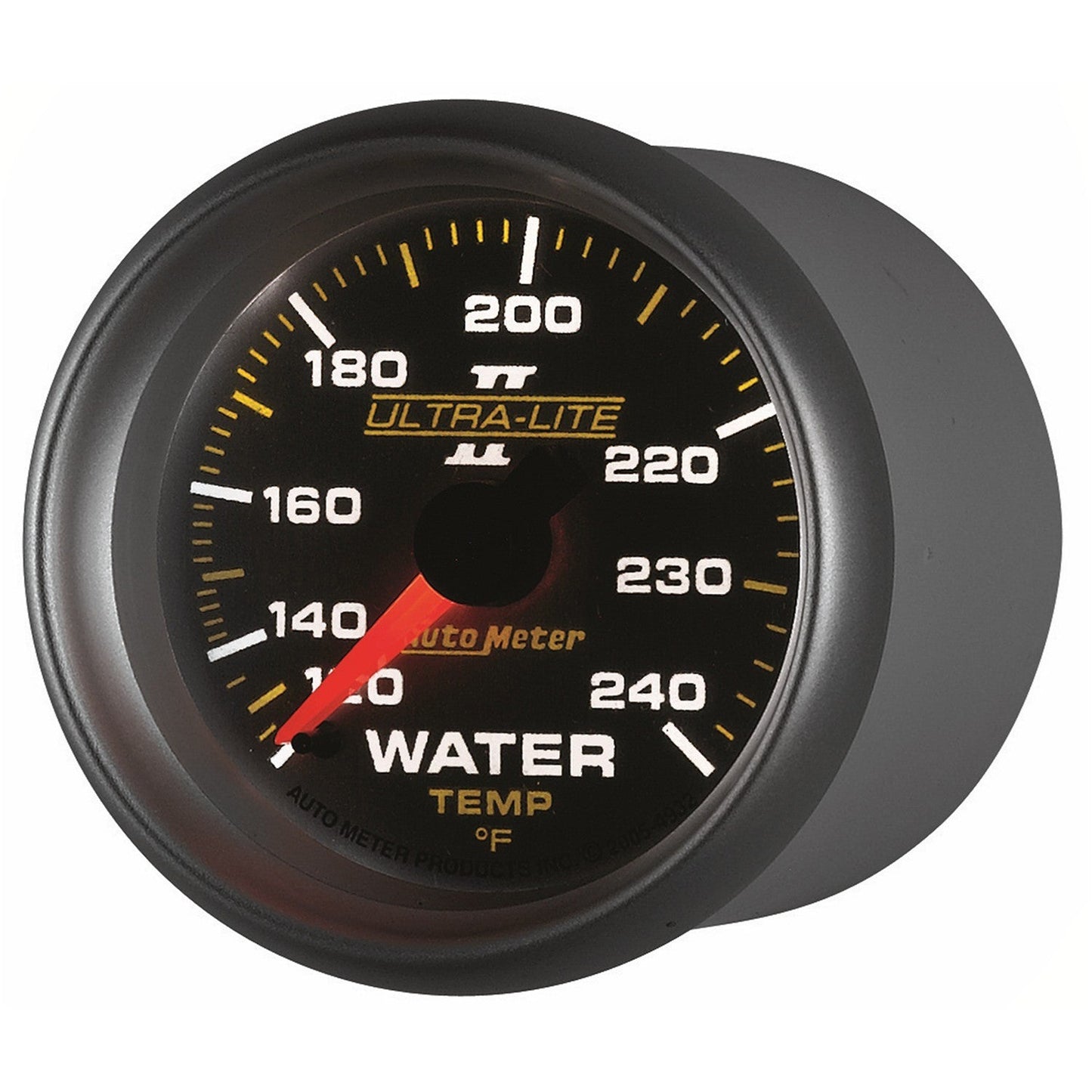 AutoMeter - 2-1/16" WATER TEMPERATURE, 120-240 °F, 6 FT., MECHANICAL, ULTRA-LITE II (4932)