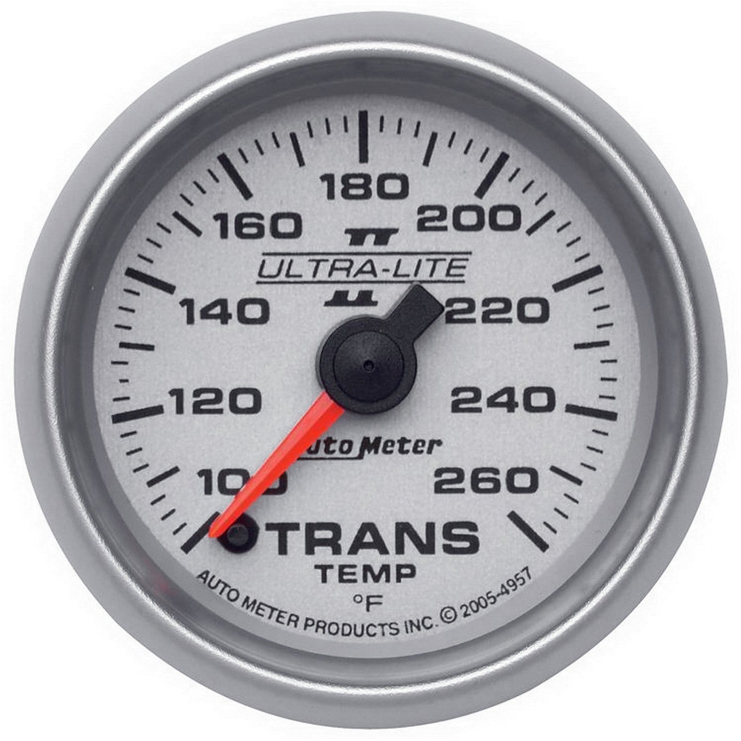 AutoMeter - 2-1/16" TRANSMISSION TEMPERATURE, 100-260 °F, STEPPER MOTOR, ULTRA-LITE II (4957)