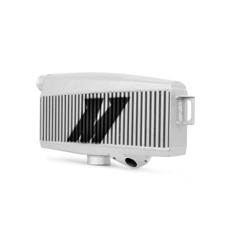 Mishimoto Subaru 02-07 WRX/04-07 STi Kit de intercooler de montaje superior - Mangueras plateadas y rojas con recubrimiento de polvo