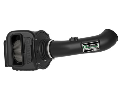 aFe Quantum Pro DRY S Sistema de admisión de aire frío 17-18 GM/Chevy Duramax V8-6.6L L5P - Seco