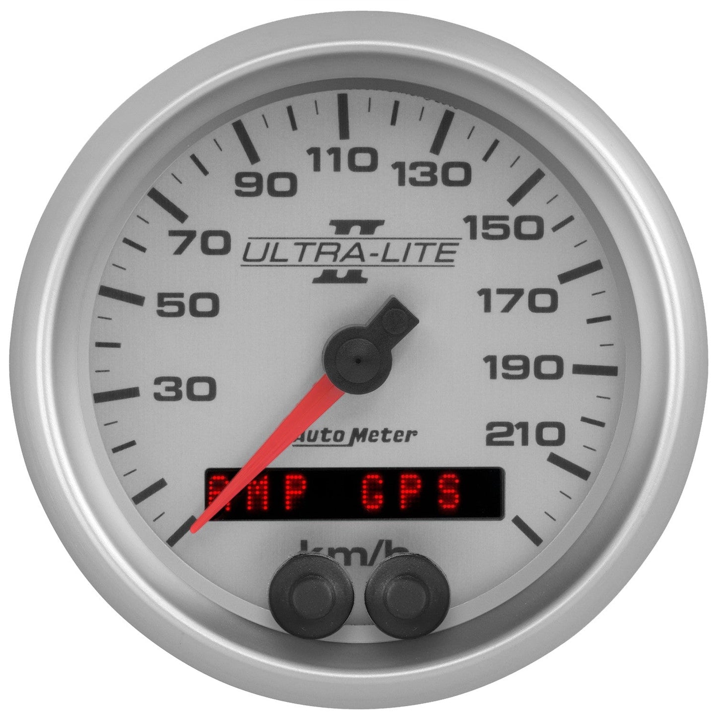 AutoMeter - 3-3/8" SPEEDO, 225 KM/H, GPS, ULTRA-LITE II (4980-M)