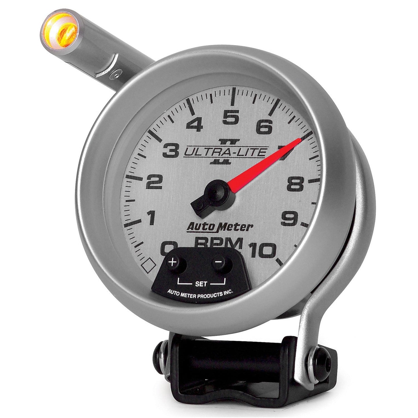 AutoMeter - 3-3/4" PEDESTAL TACHOMETER, 0-10,000 RPM, ULTRA-LITE II (4990)