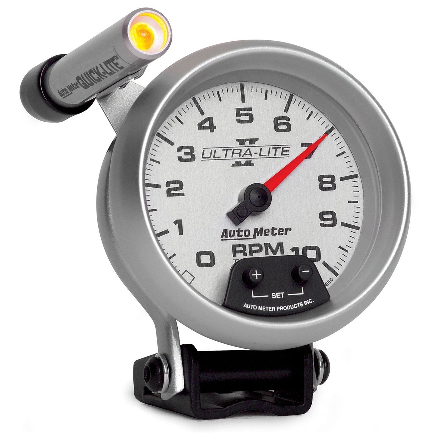AutoMeter - TACÓMETRO DE PEDESTAL DE 3-3/4", 0-10,000 RPM, ULTRA-LITE II (4990)
