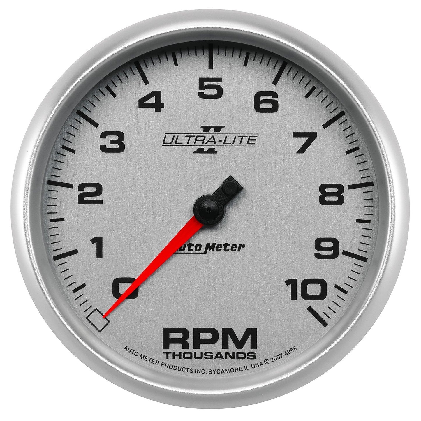 AutoMeter - 5" TACHOMETER, 0-10,000 RPM, ULTRA-LITE II (4998)