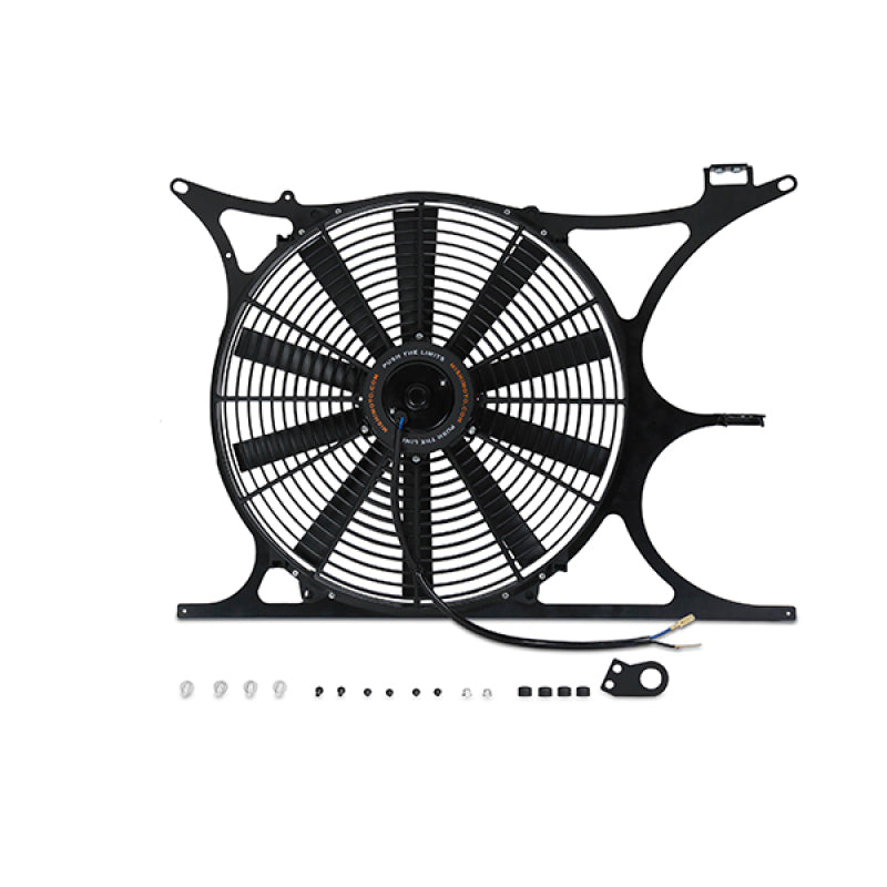 Mishimoto 92-99 BMW E36 Performance Alum. Kit de cubierta de ventilador con elec. Controlador de ventilador (NPT y sonda incl.)