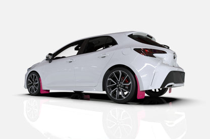 Rally Armor 93-01 Subaru Impreza Pink Mud Flap BCE Logo