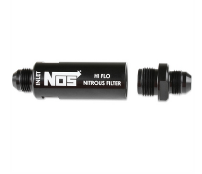 Nitrous Oxide System - NOS Hi-Flo In-Line Nitrous Filter -4 AN (15555NOS)