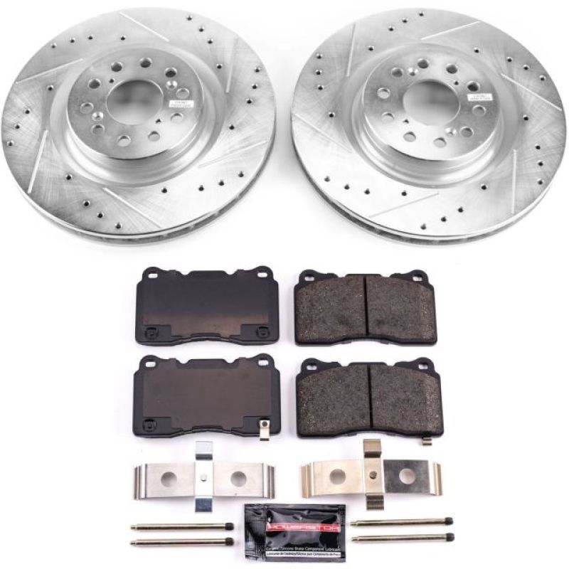 Power Stop 17-19 Honda Civic Delantero Z23 Evolution Sport Kit de Frenos
