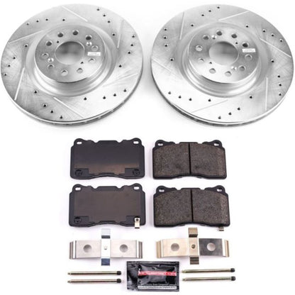 Power Stop 17-19 Honda Civic Delantero Z23 Evolution Sport Kit de Frenos
