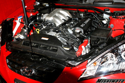 Kit de mangueras de silicona negra Mishimoto 10+ Hyundai Genesis Coupe V6