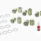 aFe Control PFADT Steel Frame Drag Rear Solid Spherical C/A Bearings Set; Chevy Corvette C5 / C6
