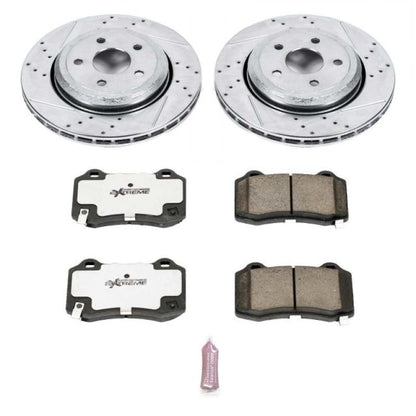 Kit de freio Power Stop 18-19 Dodge Durango traseiro Z26 Street Warrior