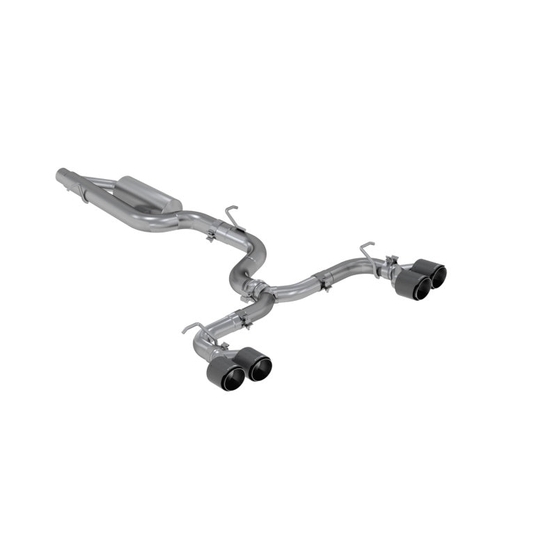 MBRP 15-19 VW Golf R MK7/MK7.5 3in T304 Cat Back Escape con puntas de fibra de carbono