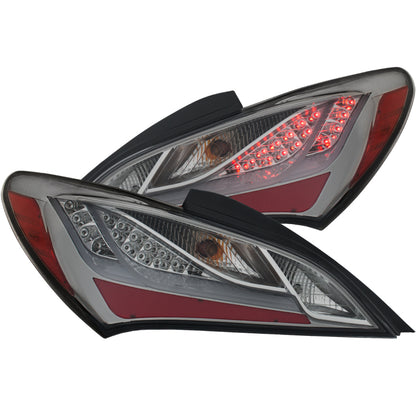 ANZO 2010-2013 Hyundai Genesis Lanternas traseiras de LED Fumaça