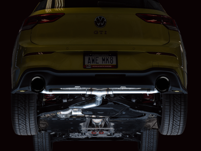 Escapamento AWE 2022 VW GTI MK8 Touring Edition - Diamond Black Tips